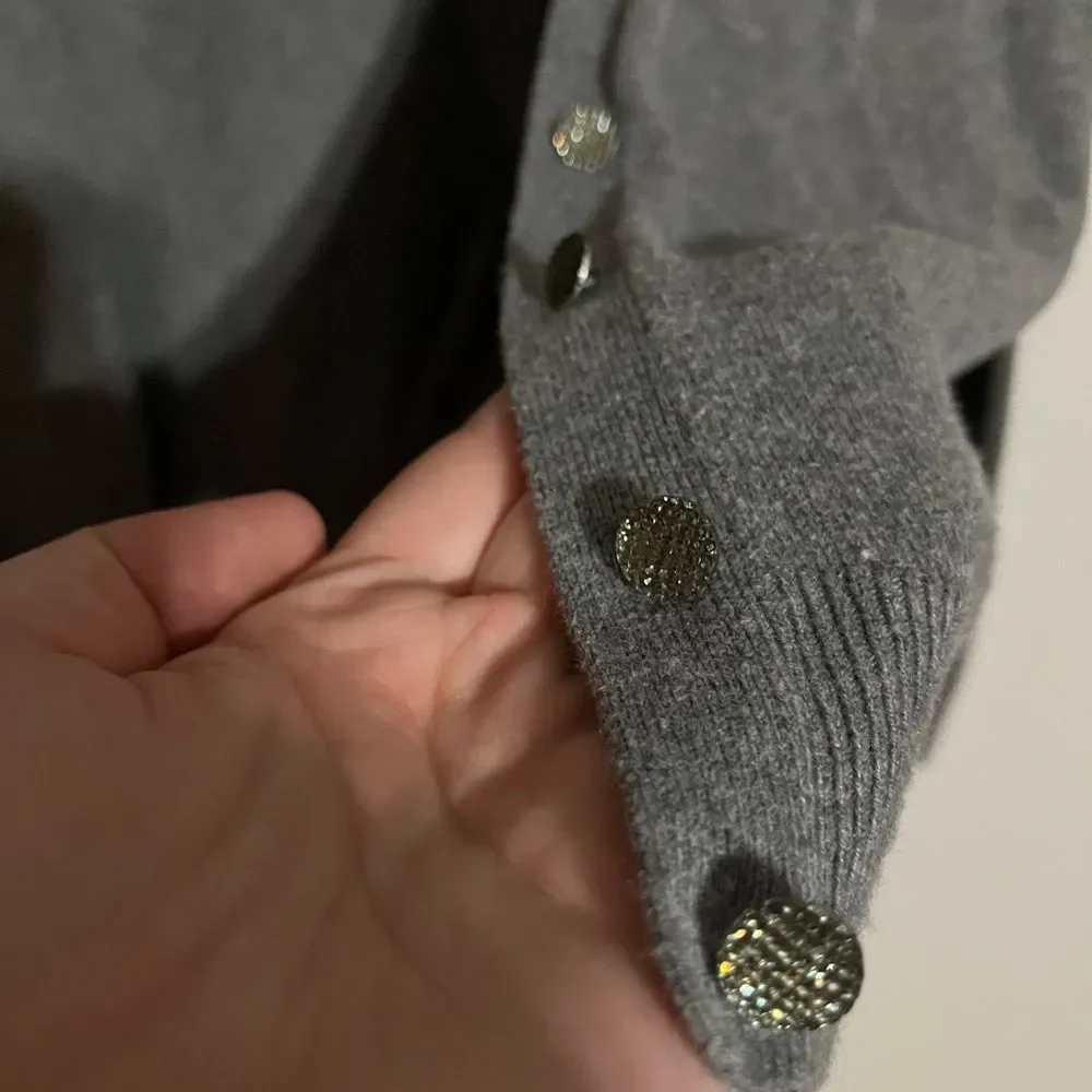 New York and Company Gray Cardigan - Picture 4 of 5